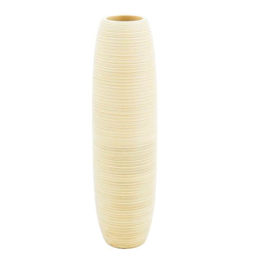 Large Mango Wood Floor Vase – Handcrafted Decorative Highlight from Thailand, 85 cm