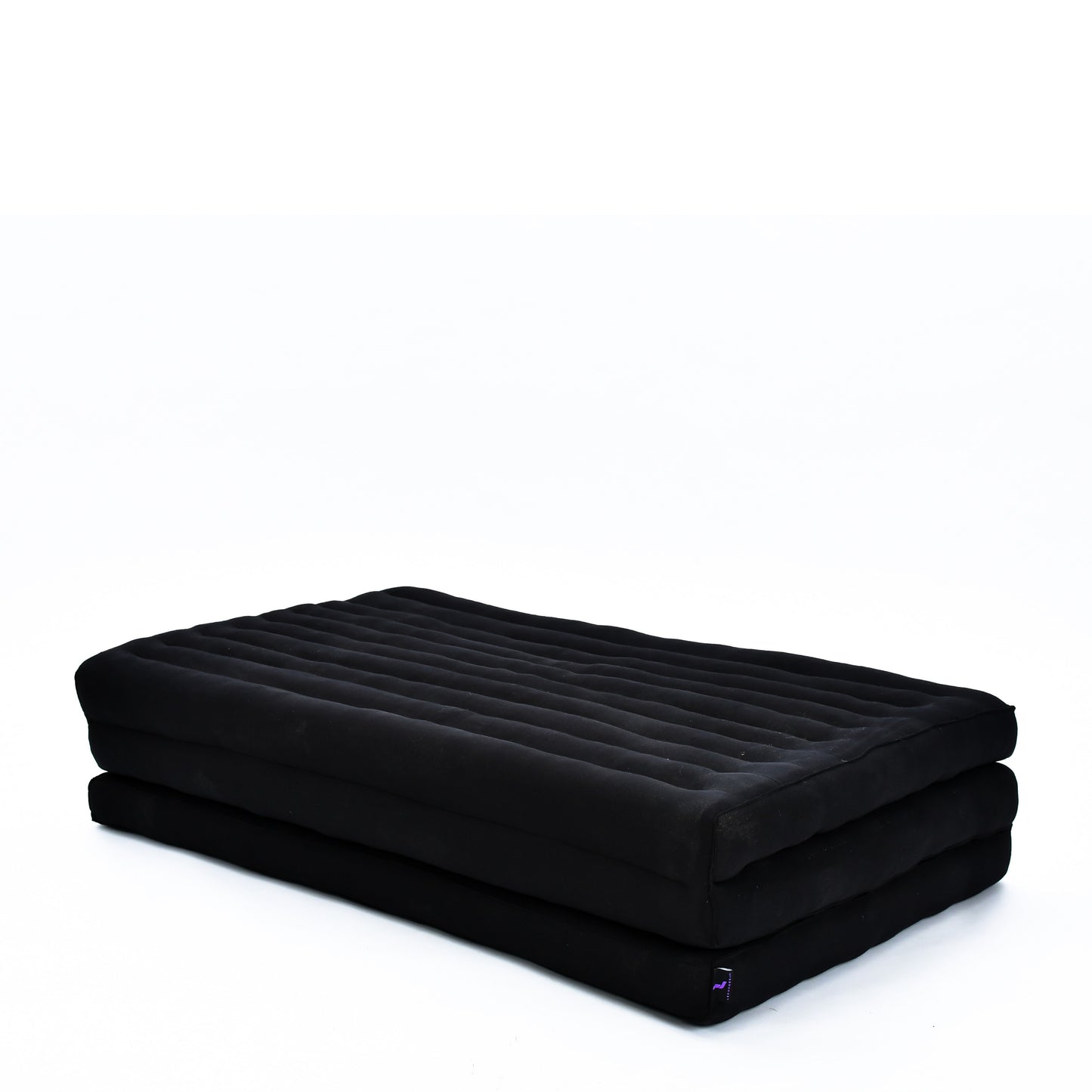 Kapok Folding Mattress – Thick Cotton Padded Guest Bed for Home, Sleeping & Mindfulness Corner, Cl02 - Black, L: 200x100 cm