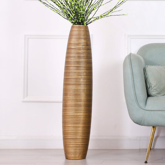 Large Resin Floor Vase – Stylish Waterproof Vase for Fresh & Dried Flowers, 85 cm