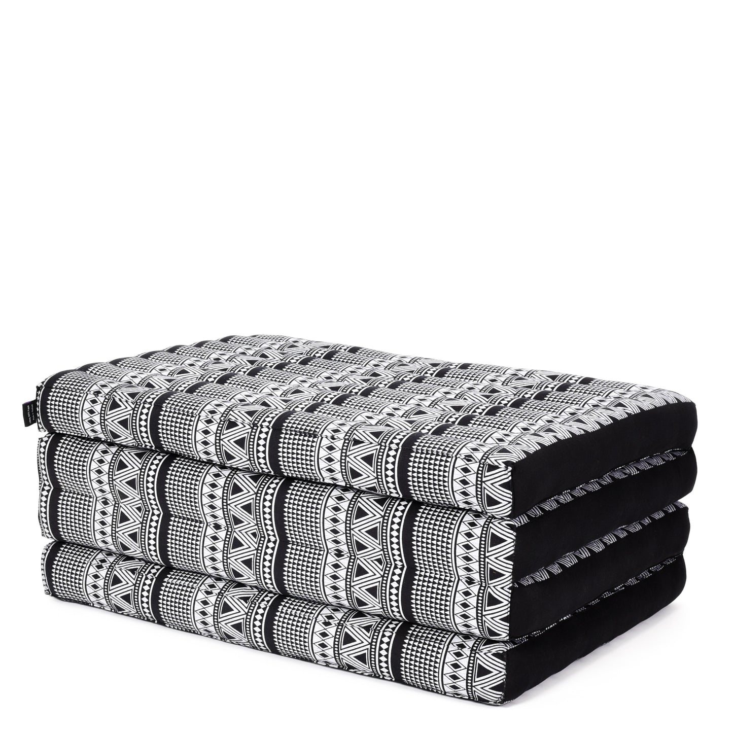 Kapok Folding Mattress – Thick Cotton Padded Guest Bed for Home, Sleeping & Mindfulness Corner, Cbt3 - Black, M: 200x70 cm