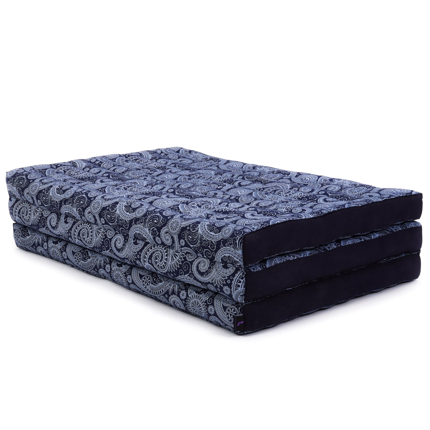 Kapok Folding Mattress – Thick Cotton Padded Guest Bed for Home, Sleeping & Mindfulness Corner, Cbt1 - Blue, L: 200x100 cm