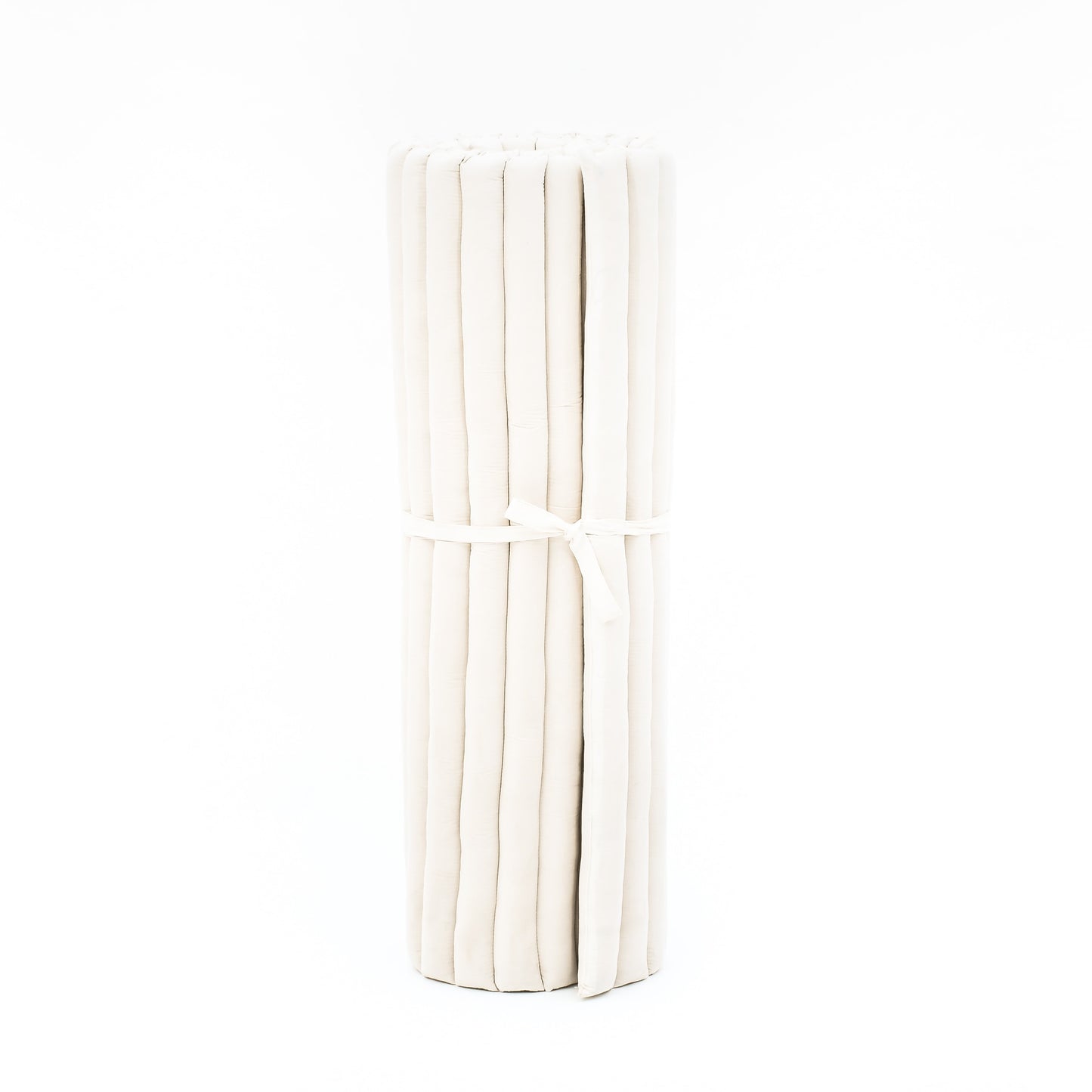 Kapok Roll-Up Mattress – Foldable Sleeping & Relax Mat with Cotton Cover for Home & Outdoor Use, Cl01 - Ecru, L: 190x100 cm