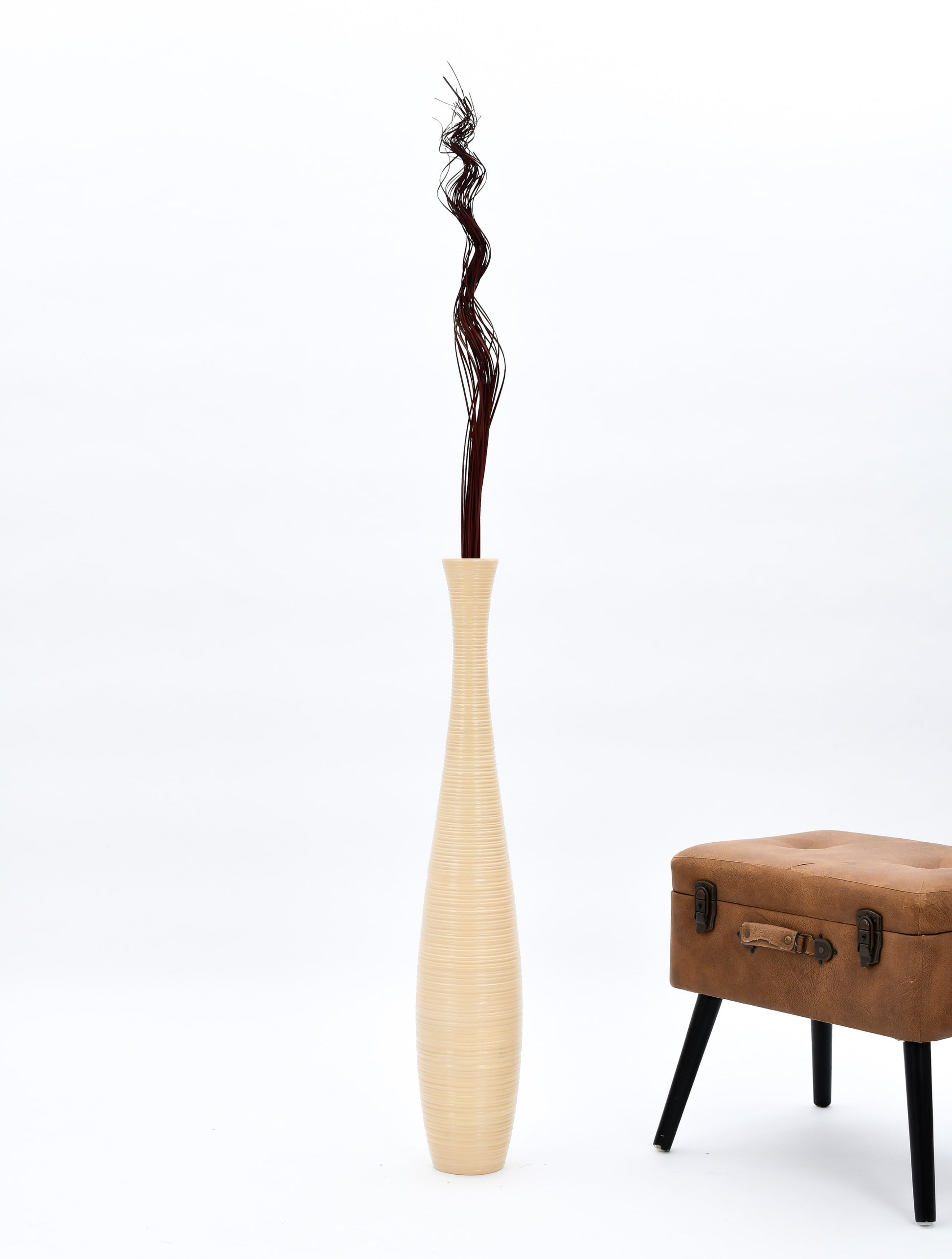 2-Pack Rattan Sticks for Floor Vases – Natural Decorative Twigs ( 8 per Bundle), bordeaux, Branches