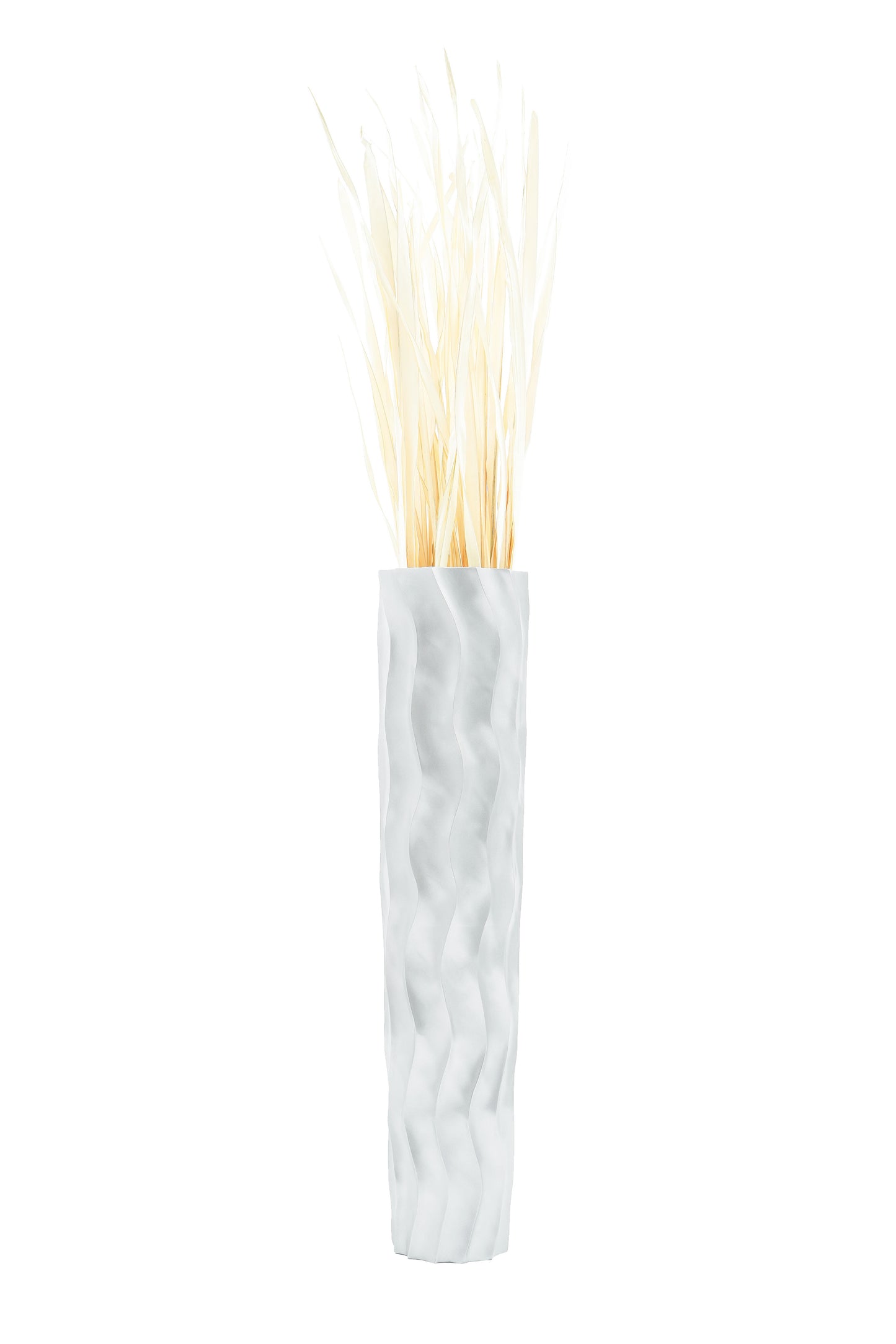 Large Mango Wood Floor Vase – Handcrafted Decorative Highlight from Thailand, 85 cm