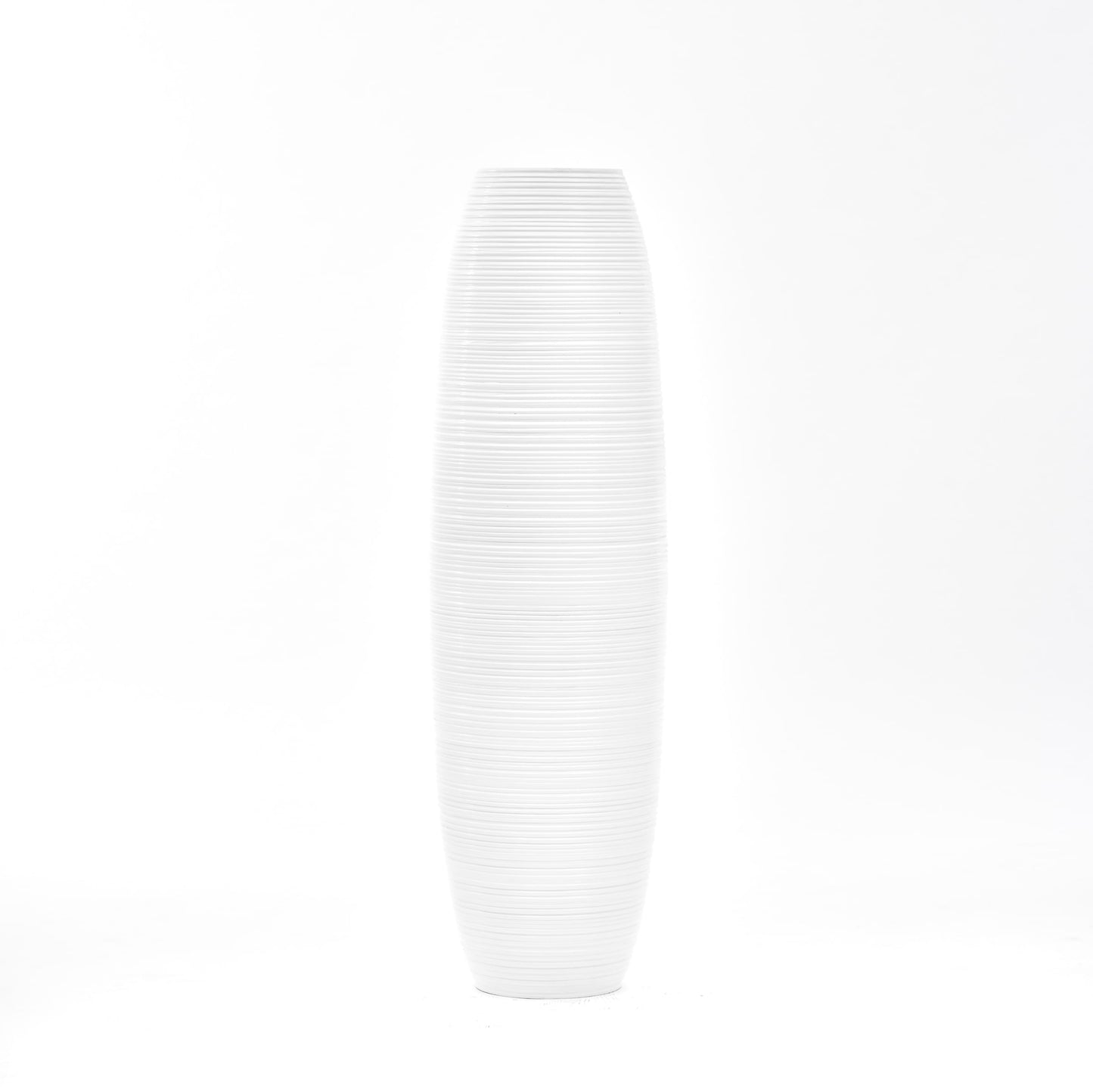 Large Mango Wood Floor Vase – Handcrafted Decorative Highlight from Thailand, 85 cm