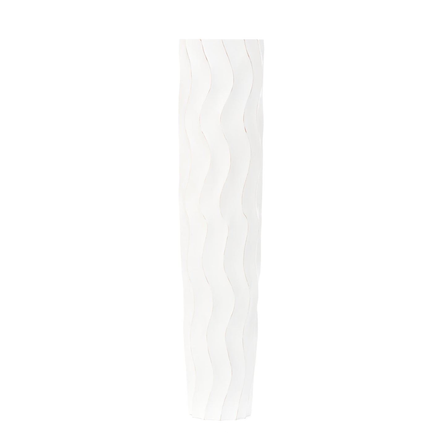 Large Mango Wood Floor Vase – Handcrafted Decorative Highlight from Thailand, 85 cm