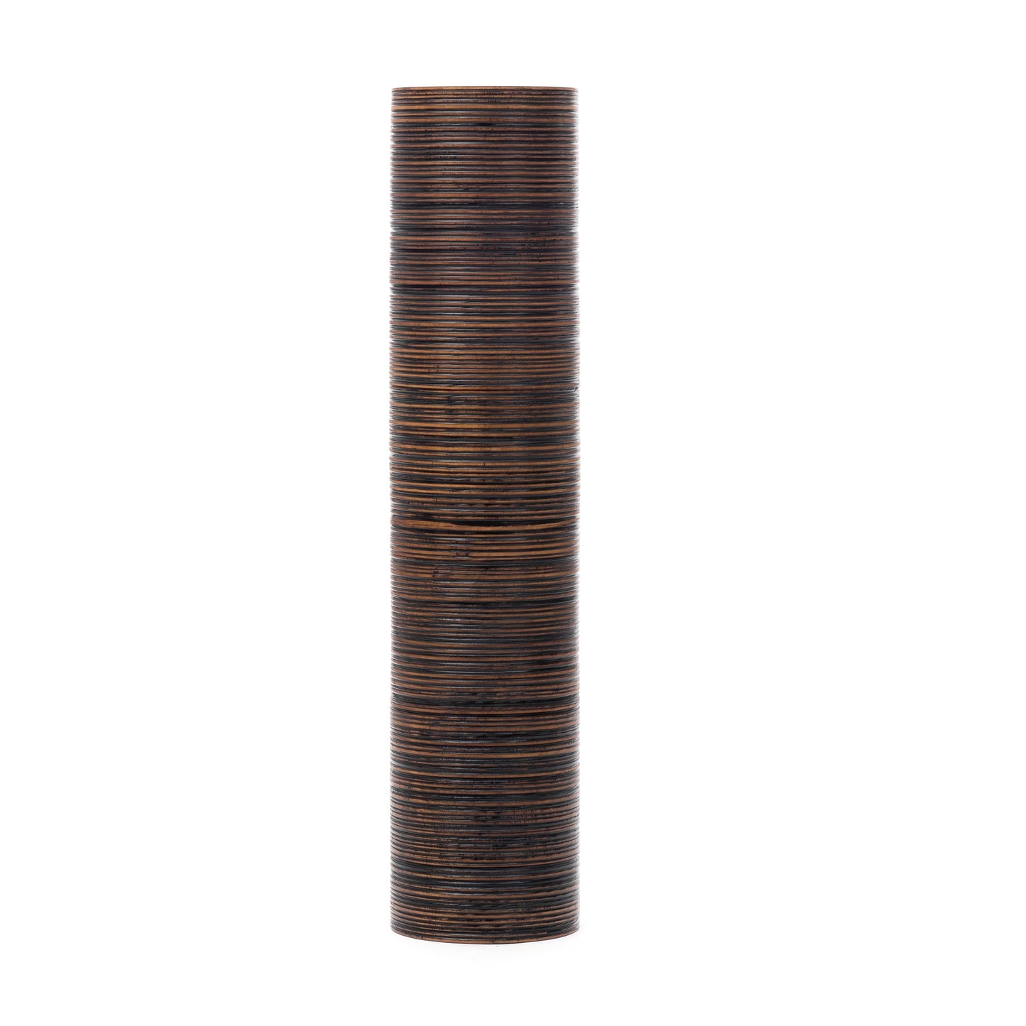Large Mango Wood Floor Vase – Handcrafted Decorative Highlight from Thailand, 85 cm