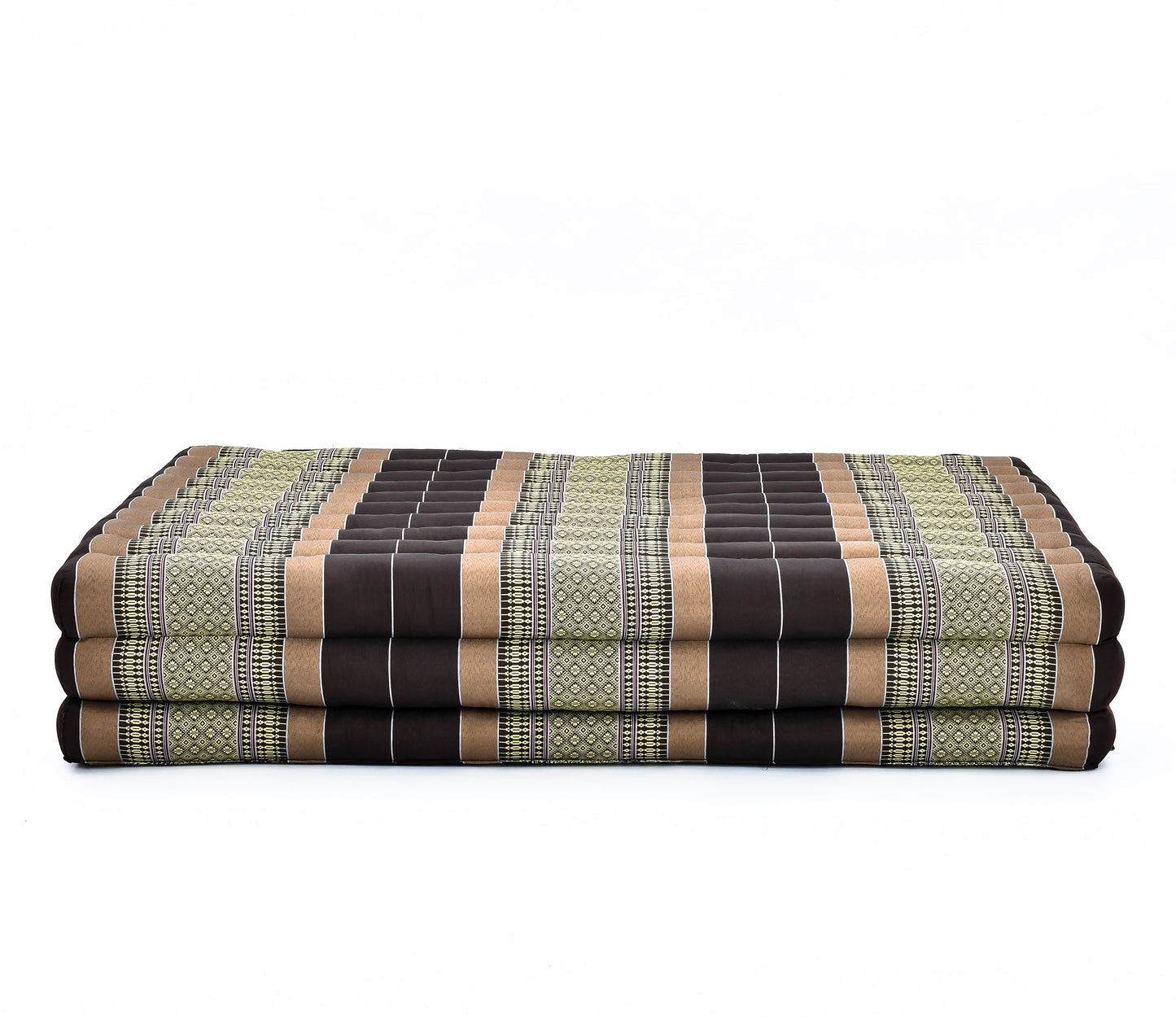 Kapok Folding Mattress – Thick Cotton Padded Guest Bed for Home, Sleeping & Mindfulness Corner, Sf10 - Brown, L: 200x100 cm