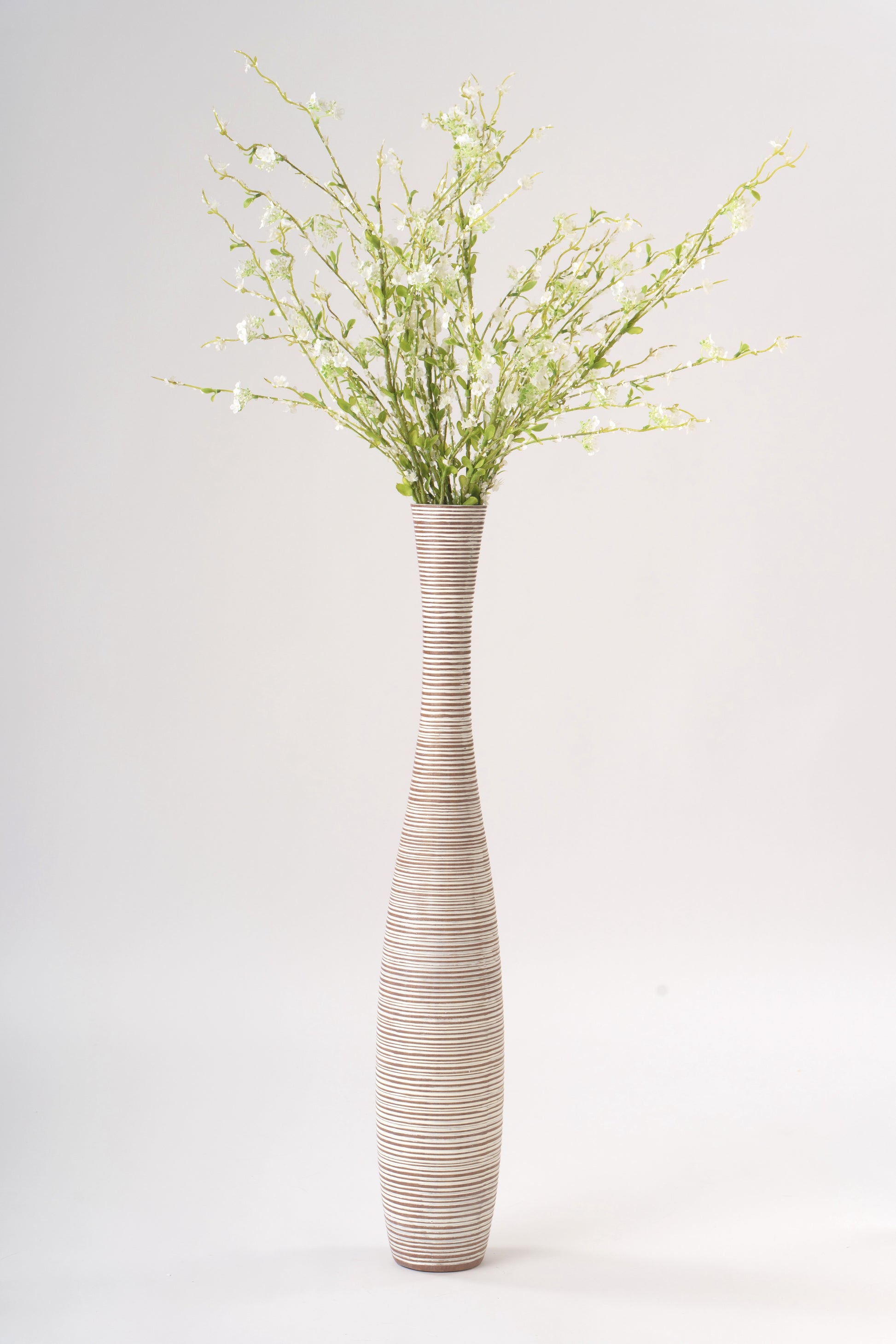 Large Resin Floor Vase – Stylish Waterproof Vase for Fresh & Dried Flowers, 85 cm
