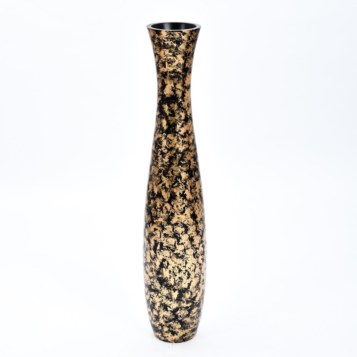 Large Mango Wood Floor Vase – Handcrafted Decorative Highlight from Thailand, 105 cm