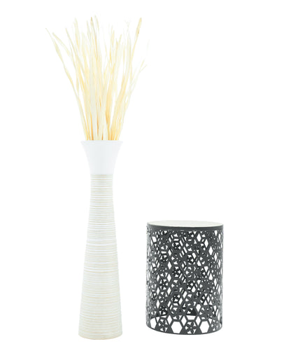 Large Mango Wood Floor Vase – Handcrafted Decorative Highlight from Thailand, 85 cm