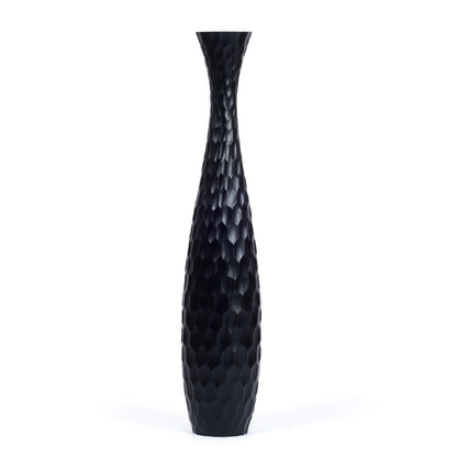 Large Mango Wood Floor Vase – Handcrafted Decorative Highlight from Thailand, 105 cm