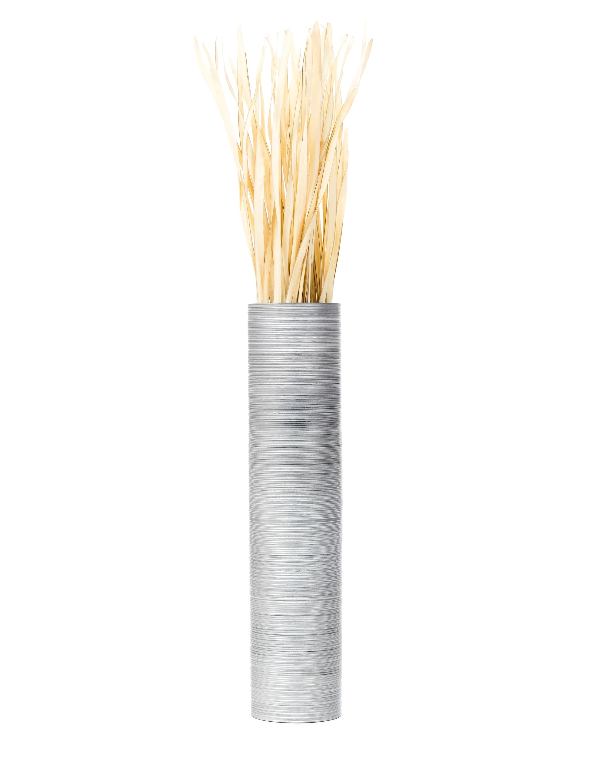 Large Mango Wood Floor Vase – Handcrafted Decorative Highlight from Thailand, 85 cm